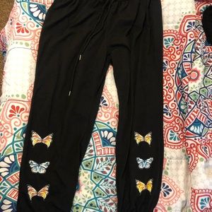 butterfly sweatpants